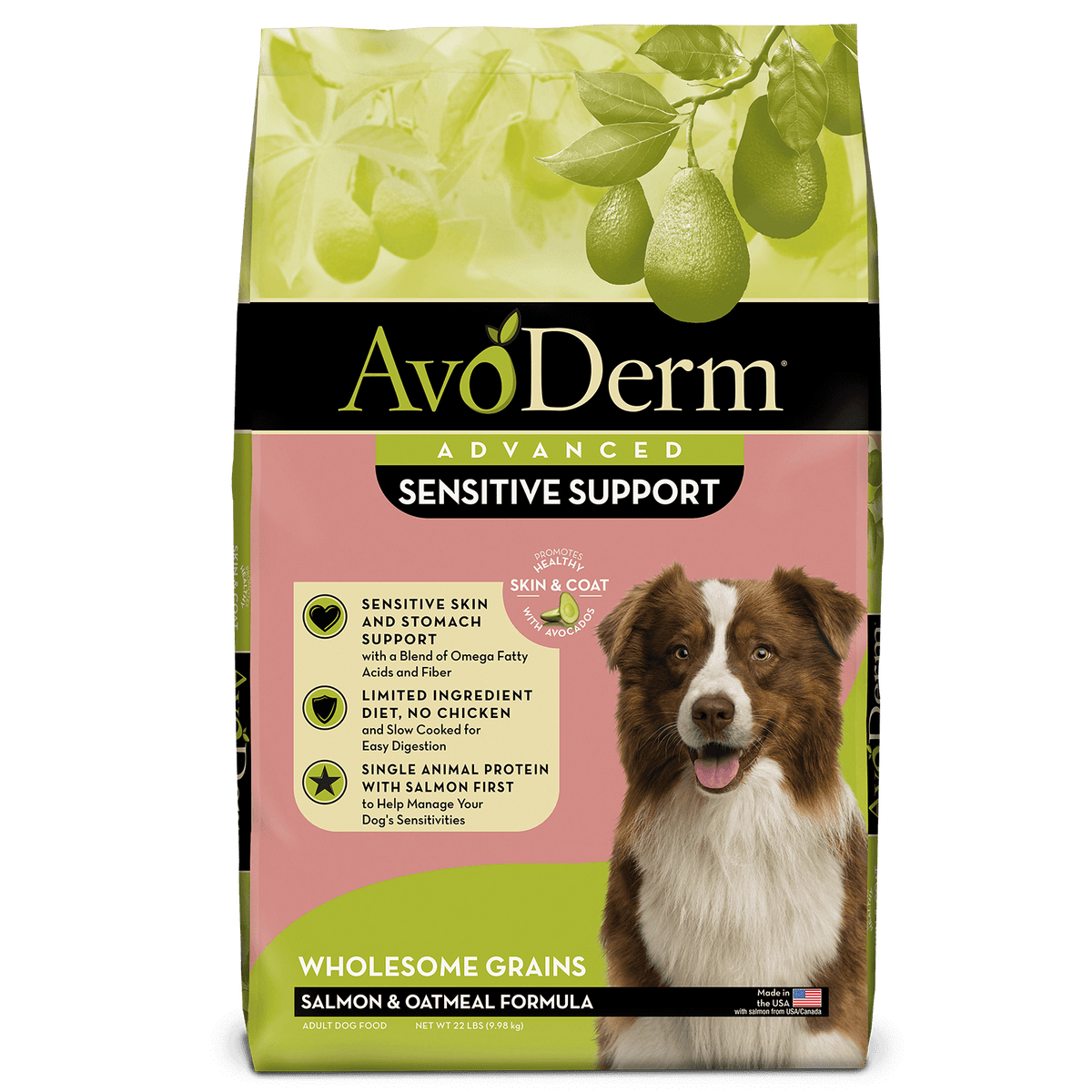 AvoDerm Natural Advanced Sensitive Support Salmon & Oatmeal