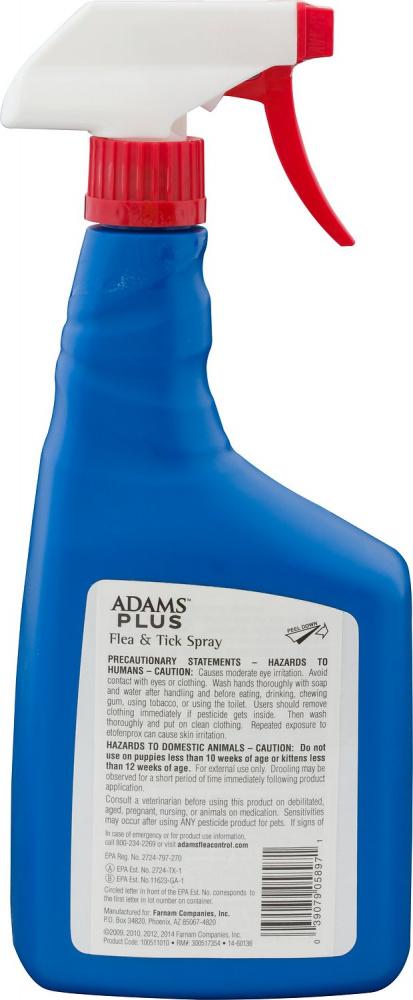 Adams Plus Spot On Flea & Tick Spray for Cats & Dogs - Corrales