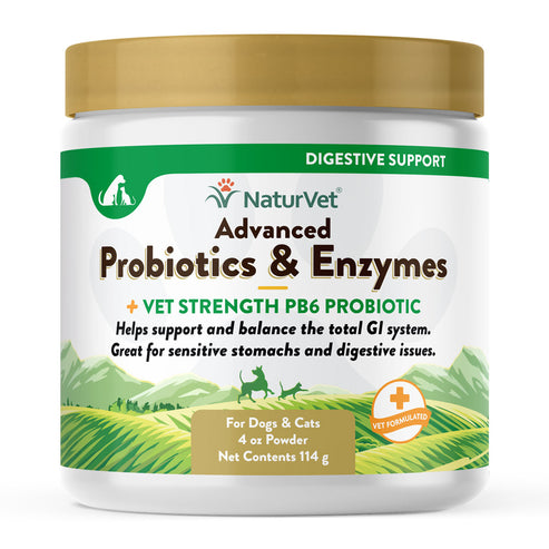 NaturVet Advanced Probiotics & Enzymes Powder