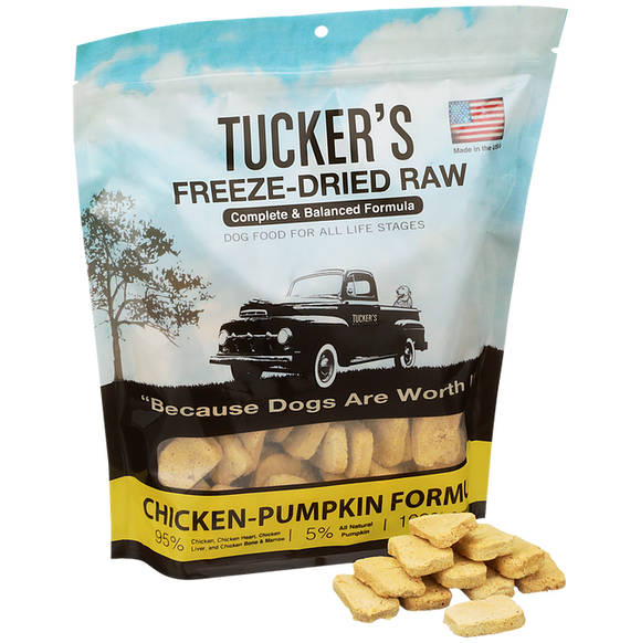 Tucker's Freeze-Dried Raw Chicken-Pumpkin Dog Food