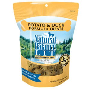 Natural Balance L.I.T. Limited Ingredient Treats Potato and Duck Dog Treats