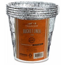 Disposable Bucket Liner, Aluminum, 5-Pk.