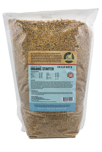 Scratch and Peck Feeds Naturally Free Organic Starter Feed For Chickens & Ducks