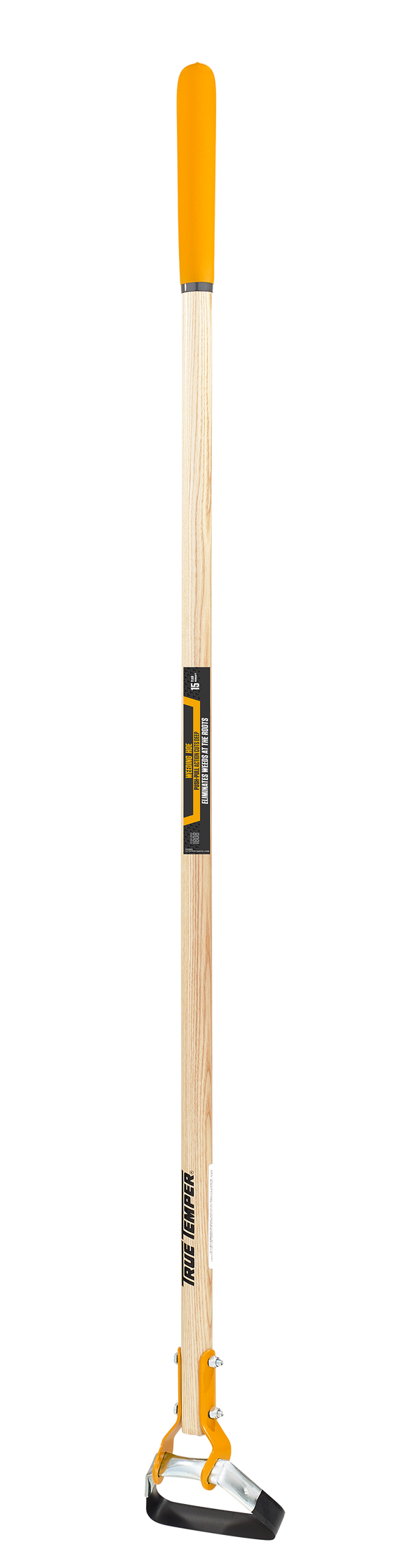 AMES TRUE TEMPER ACTION HOE WITH CUSHION END GRIP ON HARDWOOD HANDLE