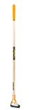 AMES TRUE TEMPER ACTION HOE WITH CUSHION END GRIP ON HARDWOOD HANDLE