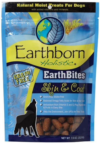 Earthborn Holistic EarthBites Skin and Coat Dog Treats