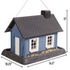 North States Large Blue Cottage Birdfeeder