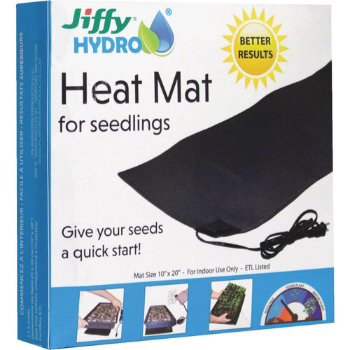 Jiffy Hydro 10 In. x 20 In. 17.5W Seedling Heat Mat