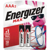 Energizer Max AAA Alkaline Battery (2-Pack)